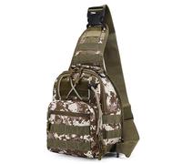 Kabxhueo Sac à Bandoulière Tactique Imperméable Sacoche Homme Bandouliere Sac de Poitrine Grande Capacité Sac Antivol pour Homme & Femmepour Voyage Camping, randonnée, Gym,Desert