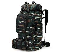 Kabxhueo Sac à Dos de Randonnée 80L -100l Sac à Dos de Camping étanche Sacs a Dos Survie Tactique Molle pour Hommes Femmes Voyage Chasse Alpinisme Trekking Sport Plein air,APU