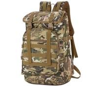 Kabxhueo Sac à Dos Randonnée 40L pour Homme Femme Imperméable Sac à Dos Militaire de Grand Volume Sac Tactique Voyage Multifonction Sac a Dos de Randonnee pour Trekking, Camping, Pêche,CP