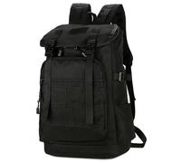 Kabxhueo Sac à Dos Randonnée 40L pour Homme Femme Imperméable Sac à Dos Militaire de Grand Volume Sac Tactique Voyage Multifonction Sac a Dos de Randonnee pour Trekking, Camping, Pêche,Zwart