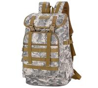 Kabxhueo Sac à Dos Randonnée 40L pour Homme Femme Imperméable Sac à Dos Militaire de Grand Volume Sac Tactique Voyage Multifonction Sac a Dos de Randonnee pour Trekking, Camping, Pêche,ACU