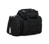 Kabxhueo Sacoche pour Appareil Photo Tactique Militaire Extérieur Sacoche de Messager étanche pour Appareil Photo numérique pour Homme/Femme Sac Photo de Voyage pour Nikon, Sony, Fuji DSLR/SLR,Noir