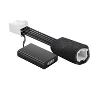 KACCDE Adaptateur d'alimentation 8 broches pour enregistreur de conduite et caméra de recul avec protections et adaptateur de tableau de bord facile à installer