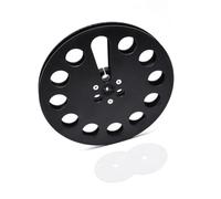 KACCDE Bobine à bobine de rechange multi-trous de 17,8 cm avec 2 tampons, ruban vide pour installation d'enregistreur, utilisation quotidienne, ouverture du moyeu à deux coussinets
