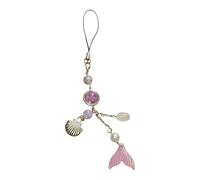 KACCDE Breloque en forme de queue de sirène faite à la main - Pour téléphone - Bijoux en forme de queue de poisson - Couleurs assorties - Pour femme