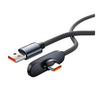 KACCDE Câble de charge rapide 100 W pour smartphones et tablettes, 2 m | Coque en aluminium, noyaux en cuivre, cordon flexible prenant en charge la technologie de charge rapide pour les jeux mobiles