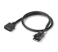 KACCDE Câble de conversion RVB 5 V 3 broches/12 V 4 broches pour ordinateur, carte mère, bande lumineuse LED, cordon convertisseur de ligne
