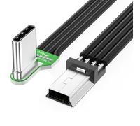 KACCDE Câble USB C vers USB pliable pour voiture, utilisation à la maison, câble C vers silicone pour une connexion facile dans un espace restreint