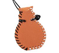 KACCDE Collier élégant et robuste en cuir synthétique avec pendentif en forme de chat en forme de cœur pour les créateurs de tendance qui aiment les designs distinctifs pour un usage quotidien