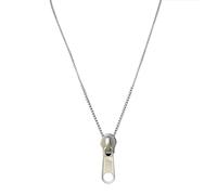 KACCDE Collier polyvalent avec pendentif à fermeture éclair unisexe pour homme et femme, bijou ras du cou élégant pour un usage quotidien