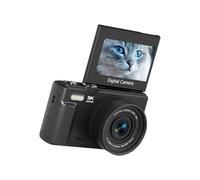KACCDE Écran rotatif à 180 degrés - Caméra vidéo 5K - Résolution 75 MP - Zoom numérique 18x - Transfert de photographie - Appareil photo numérique