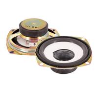 KACCDE Ensemble de haut-parleurs coniques blancs de 7,6 cm pour lecteur de musique multimédia basse fréquence