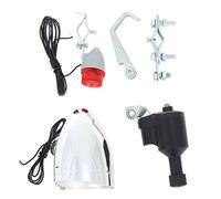 KACCDE Ensemble de phares LED pour vélo, phare avant et arrière, lampe de poche pour vélo de route, feux arrière LED rechargeables W/tour