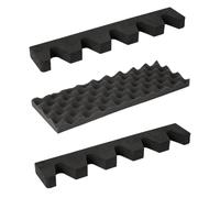 KACCDE Étagère de rangement pour carabines à 5 emplacements, étuis de protection, mousses légères, porte-canons, organisateurs, accessoire de chasse