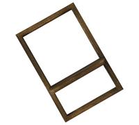 KACCDE Étagère murale en bois avec cadre de rangement flottant pour petits appartements, cuisine, chambre à coucher