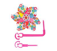 KACCDE Guidon de vélo pour enfants Moulin à vent rotatif Fleur Décoration colorée Moulin à vent