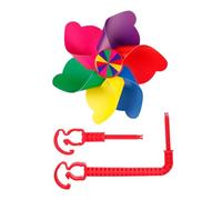 KACCDE Guidon de vélo pour enfants Moulin à vent rotatif Fleur Décoration colorée Moulin à vent
