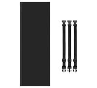 KACCDE Housse d'isolation multifonction pour tuyau de climatisation, texture mousse, adaptée aux conduits d'échappement, protections thermiques, couvercle de tuyau de climatisation isolé