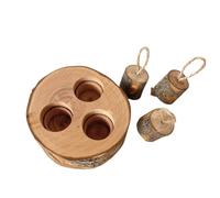 KACCDE Jouet d'interaction pour lapins à la recherche de nourriture - Jouet puzzle pour petits animaux de compagnie - Planche de formation à l'alimentation des hamsters - Mangeoire à friandises en