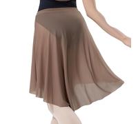 KACCDE Jupe de ballet pour femme - Jupes enveloppantes pour exercices et cours de danse - Couleur pour femme