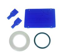 KACCDE Kit d'épissure de réparation avec deux fixations pour ruban adhésif de 1/4 en 1/2 po pour une coupe facile Ensemble bobine à bobine enregistreur bloc d'épissure