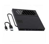 KACCDE Lecteurs optiques externes avec USB 3.0 et USB C multiformat pour ordinateurs portables et ordinateurs de bureau