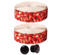 KACCDE Lot de 2 bandes antidérapantes pour guidon de vélo, anti-vibrations, faciles à utiliser, absorbant les chocs, absorption de la transpiration, confortables