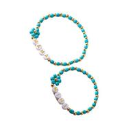 KACCDE Lot de 2 bracelets créatifs en perles de résine sophistiqués pour le travail et les loisirs faits à la main, taille unique, Comme décrit