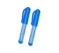 KACCDE Lot de 2 crayons de couture effaçables pour tissu, marqueurs à craie pour vêtements, motif matelassé, accessoires de bricolage, stylo à poudre à tracer, craie de tissu effaçable