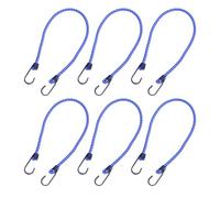 KACCDE Lot de 6 attaches réglables en caoutchouc multi-usages pour mobilier, moto, meubles et vélos avec attaches à crochet sécurisées