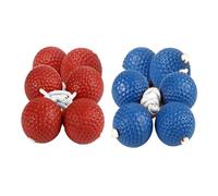KACCDE Lot de 6 bolas à lancer d'échelle de type lourd pour le jardin, les fêtes sur la plage et le hayon pour le divertissement familial