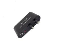 KACCDE MA2S Préampli Microphone Amplifie Condensateur 22X, Portable | 3 canaux de sortie et son clair, pour microphone à condensateur dynamique, boîtier en alliage d'aluminium pour le streaming