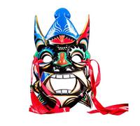 KACCDE Mascarade Peint Nuo Operas Cosplay Party Esthétique Opéra Chinois Complet Femmes Hommes