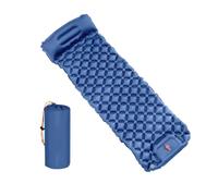 KACCDE Matelas de voyage pliable pour l'extérieur - Matelas gonflable de camping avec oreillers - Poids léger - Coussin de sommeil durable avec oreillers