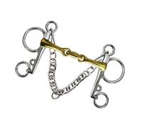 KACCDE Mors de cheval de qualité compétition équipés de silicone absorbant les chocs, idéal pour des commandes précises lors d'événements professionnels pour cheval