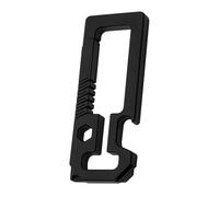 KACCDE Porte-clés multifonction en métal avec tournevis, décapsuleur à libération rapide, mousqueton pour extérieur, outil d'extérieur avec décapsuleur, tournevis