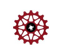 KACCDE Roue de guidage pour vélo de montagne positif et négatif en céramique 10/12/14/16T Guides durables Changement rapide de dérailleurs de vélos poulies