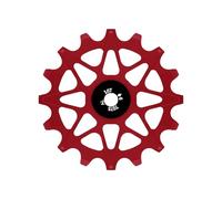 KACCDE Roue de guidage pour vélo de montagne positif et négatif en céramique 10/12/14/16T Guides durables Changement rapide de dérailleurs de vélos poulies