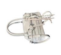 KACCDE Sac à bandoulière spacieux en cuir synthétique confortable, léger et décontracté, pour les trajets et le travail, sacoche tendance pour étudiant, gris, One Size