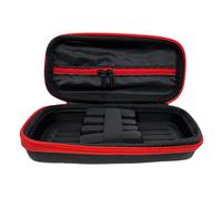KACCDE Sac de rangement compact pour fléchettes - Pour activités de loisirs et fléchettes, Rouge