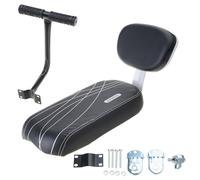 KACCDE Sièges de vélo pour bébé avec coussin et dossier, sièges arrière de vélos, accoudoirs et repose-pieds avec accoudoir