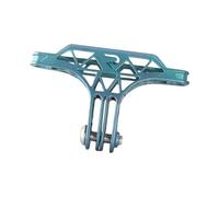 KACCDE Support de fixation réglable pour tige de selle de vélo - S'adapte à la plupart des tiges de selle sans outil pour une installation facile - Extension de tige de selle de vélo