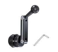 KACCDE Tige d'extension de rotule de 17 mm pour tableau de bord de voiture, support de téléphone et adaptateur de trépied à angles réglables