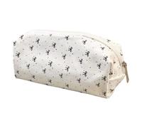 KACCDE Trousse à crayons de grande capacité avec nœuds - Pochette esthétique pour bureau - Pour maquillage d'étudiant, Nœud, Beauté de masse