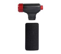 KACCDE Ventilateur de vélo en aluminium renforcé - Gonflage rapide du dioxyde de carbone - Poignée anti-glace - Structure double portail - Outil de crise - Ventilateur de cycle de dioxyde de carbone