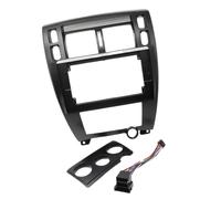 Kacepar Façade d'autoradio avec faisceau de câblage compatible avec Hyundai Tucson Jm pour écran 10,1" modifié 2006 2007 2008 2009