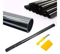 Kacepar Film Teinté Noir Ultra Limo pour Vitres de Voiture, 75cm x 6m - 5%