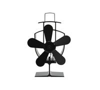Kachelventilator met 5 vinnen zwart51238