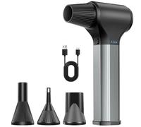 KACNON Souffleur d’Air Comprimé Électrique 330000 tr/min, Spray d’Air Haute Pression, Mini Nettoyeur d’Air Puissant - Kit de Nettoyage Sans Fil pour PC, Voiture, Canapé et Équipements de Bureau