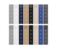 KACZUS Lot de 16 élargisseurs de pantalon - Extensions élastiques pour jeans et pantalons - Boutons de jean réglables pour hommes, femmes et grossesse, kit d'extension de taille